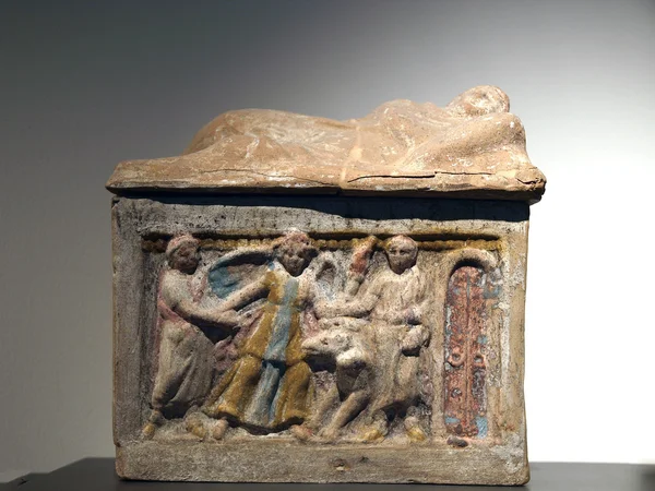 Arte etrusca antiga . — Fotografia de Stock