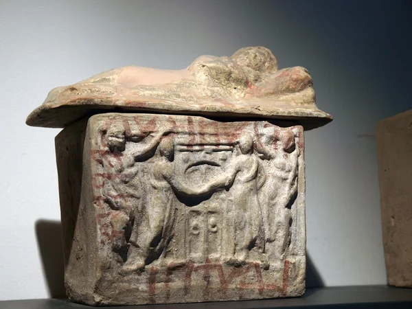 Arte etrusca antica . — Foto Stock