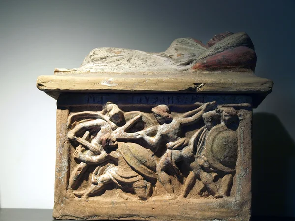 Arte etrusco antiguo . — Foto de Stock