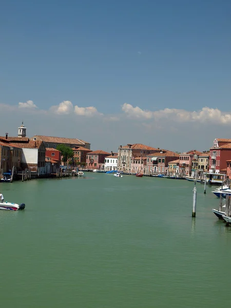 Blick auf den canal grande di murano — Stockfoto
