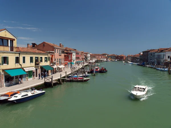 Kilátás nyílik a canal grande di murano — Stock Fotó