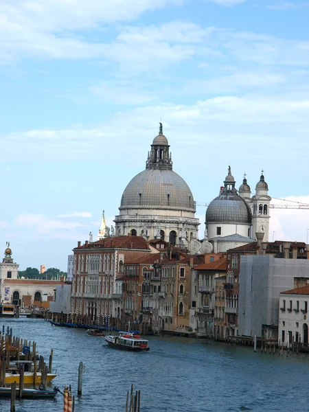 Venezia - Canal Grande e Salute — Foto Stock