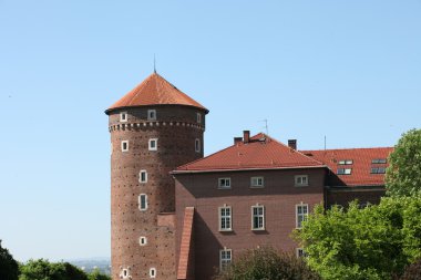 Wawel Tepesi ve Krakow 'daki Kraliyet Kalesi