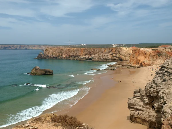 Côte de falaise monumentale près de Cape St Vincent, Portugal — Photo