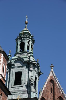 Wawel Tepesi ve Krakow 'daki Kraliyet Kalesi