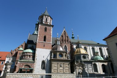 Wawel Tepesi ve Krakow 'daki Kraliyet Kalesi