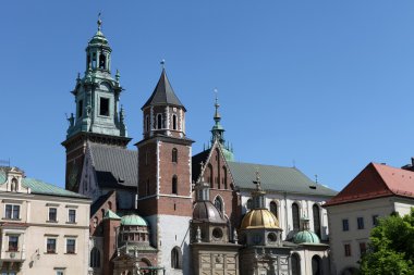 Wawel Tepesi ve Krakow 'daki Kraliyet Kalesi