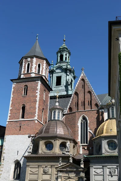 Wawel Hill i Zamek Królewski w Krakowie — Zdjęcie stockowe