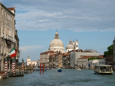 Venice - View of Canal Grande and Salute clipart