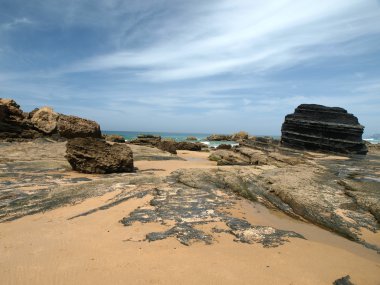 Praia yap castelejo, vila bispo, algarve, Portekiz