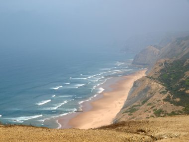 Praia do Cordoama near Vila Do Bispo, Algarve clipart