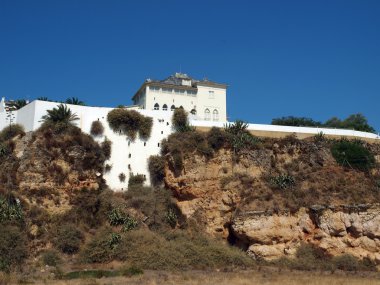 Portimao-resort on the Atlantic coast of the Algarve clipart