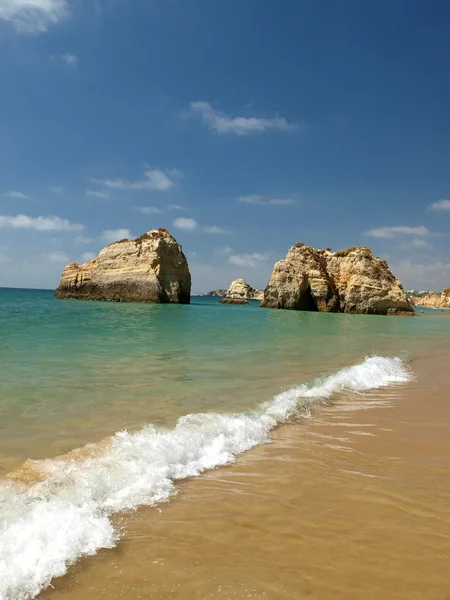 Beach of Praia da Rocha in Portimao, Algarve — Stock Photo, Image