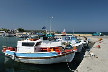 Fishing boats in the harbor of Kos