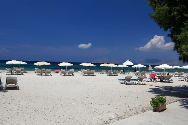 Spiaggia di Mastichari sull'isola di Kos, Dodecaneso — Foto Stock