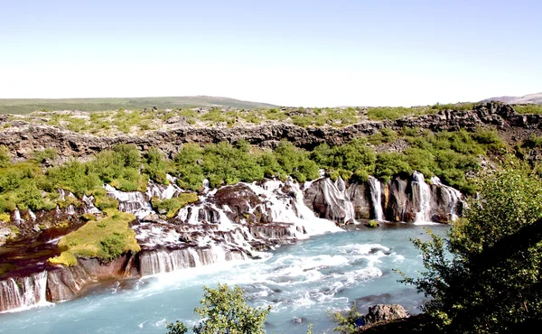 Ісландський водоспад — стокове фото