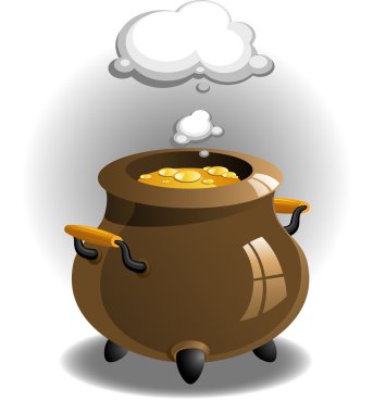 Pot of brew clipart