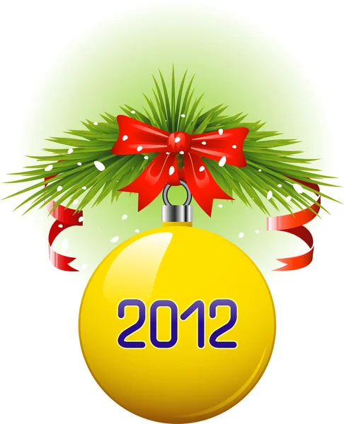Boule de Noël 2012 — Image vectorielle