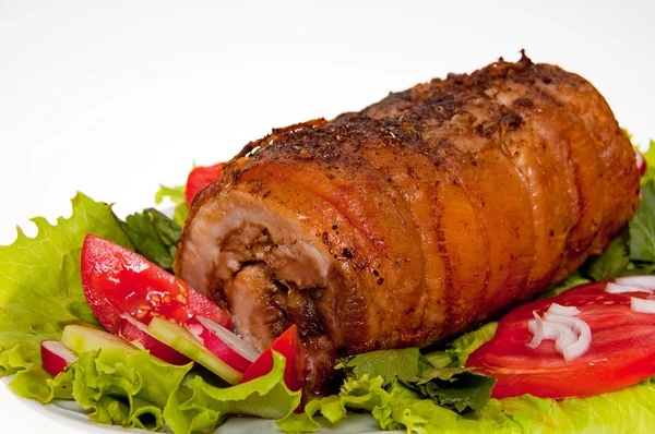 Carne de porco assada Fotos De Bancos De Imagens Sem Royalties