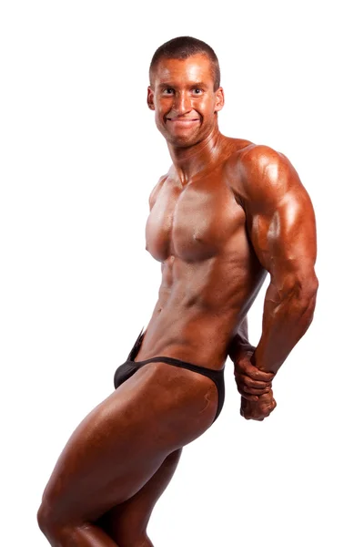 Bodybuilder posing — Stock Photo, Image