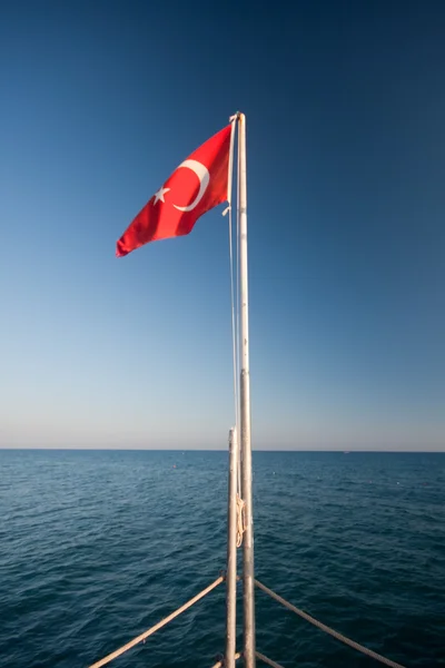 stock image Turkish flag