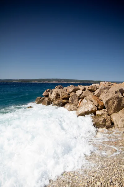 Croatian beach — Stock Photo, Image
