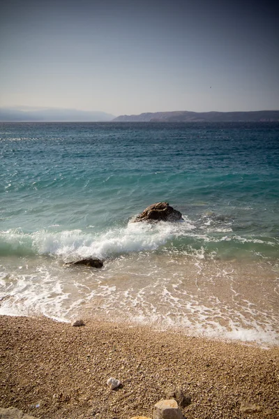 Croatian beach — Stock Photo, Image