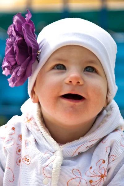 Menina, retrato, bebê — Fotografia de Stock