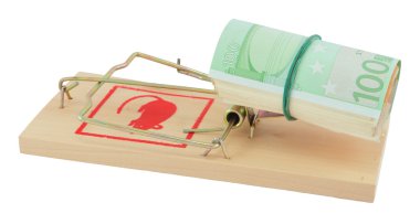 Mousetrap with euro clipart