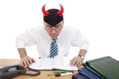 Clerk horned clipart