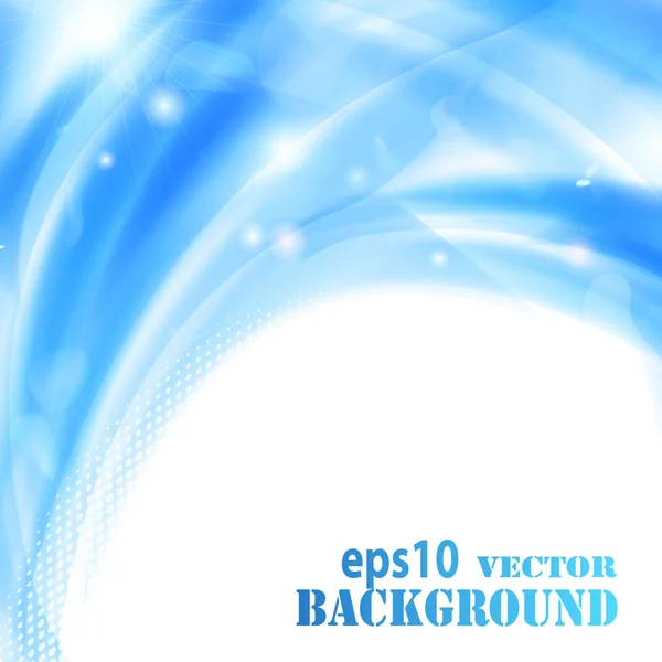 Abstraktní světle modré pozadí — Stockový vektor
