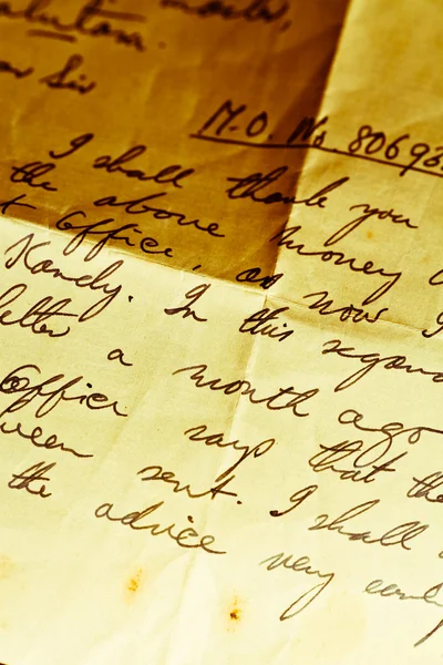 Vintage mektup — Stok fotoğraf