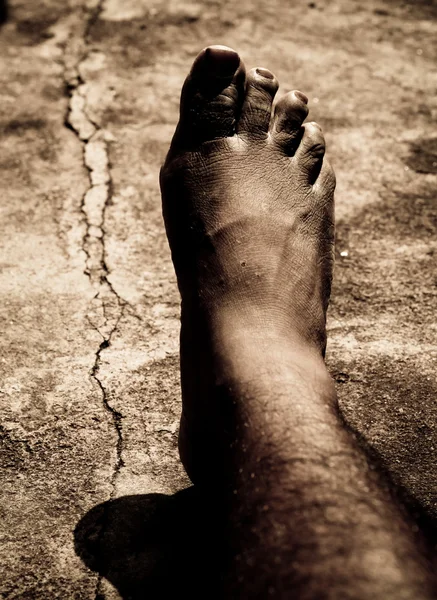 Blote voeten — Stockfoto