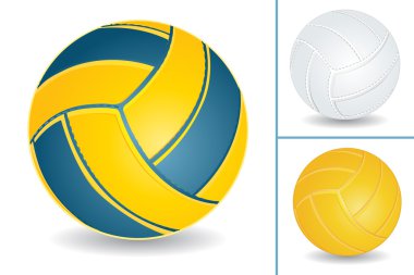 Volley-ball set clipart