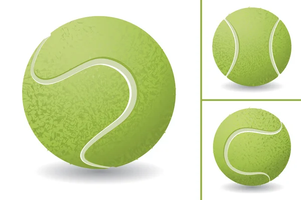 Juego de pelota de tenis — Vector de stock
