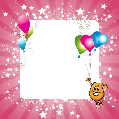 Celebration card clipart