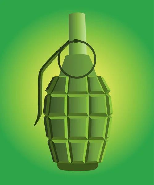 stock vector Hand grenade