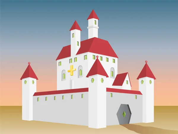 Castelo de conto de fadas Ilustrações De Bancos De Imagens Sem Royalties