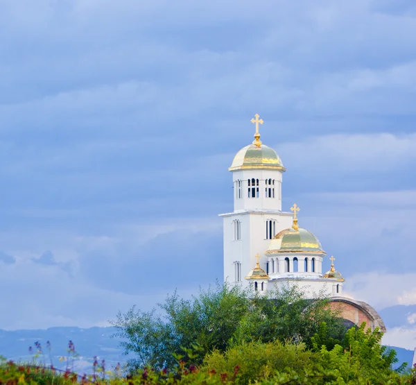 Golden dome of the Orthodox church — Stock Photo, Image