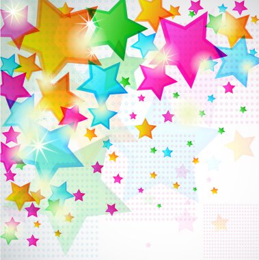 EPS10 star background clipart