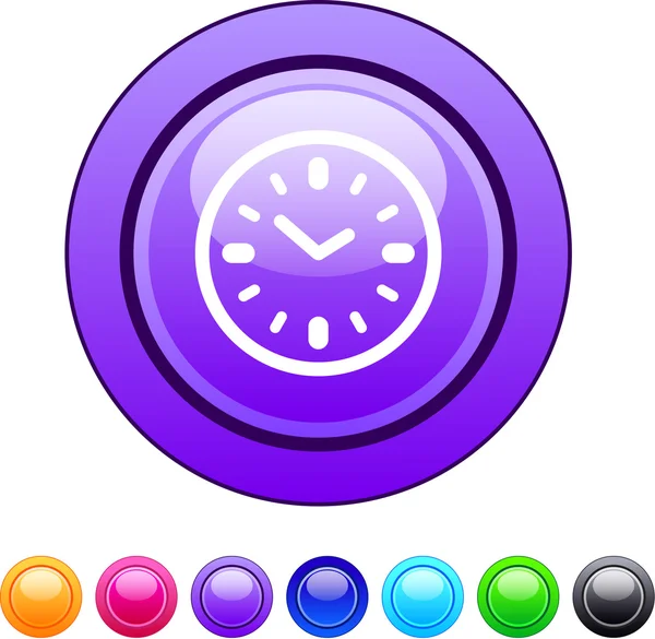 Bouton cercle temporel . — Image vectorielle