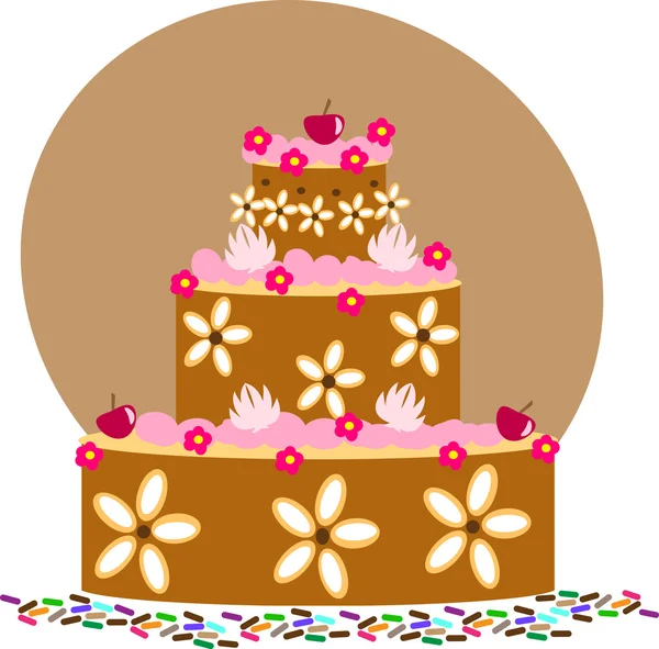 stock vector Cake illustration.