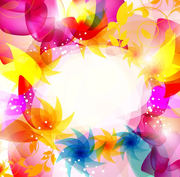 Multicolore fond élégant avec espace pour le texte — Image vectorielle