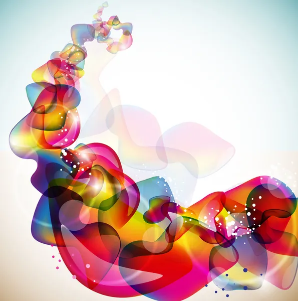 Абстрактний фон з різнокольоровими бульбашками — стоковий вектор