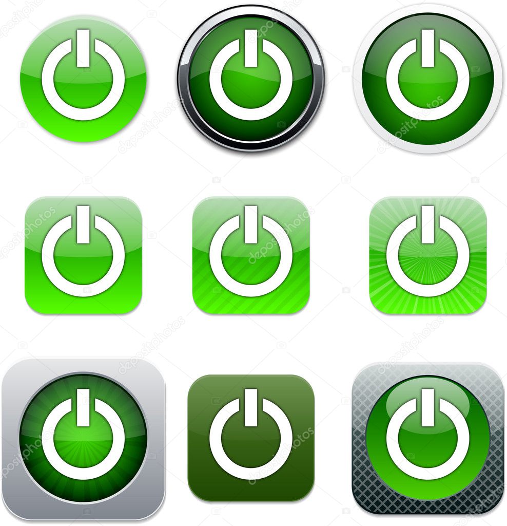 Power green app icons.