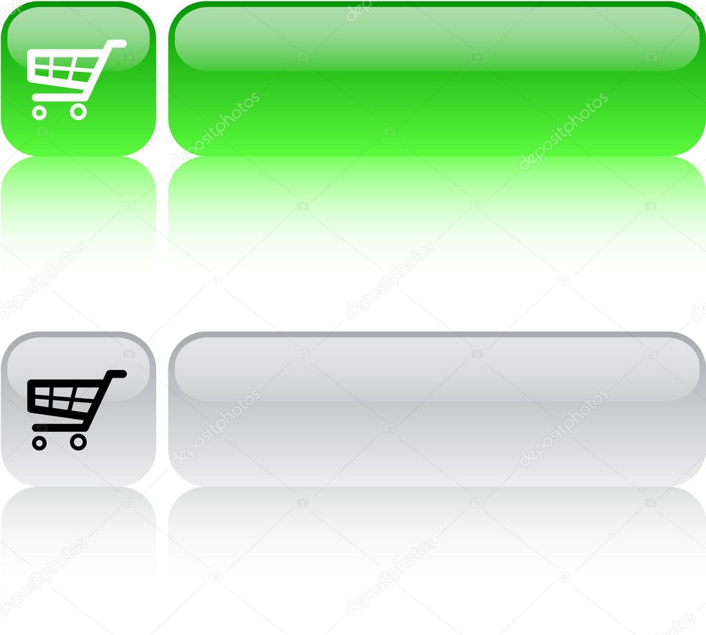 Shopping cart square button.