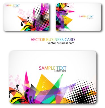 Modern Business-Card Set clipart