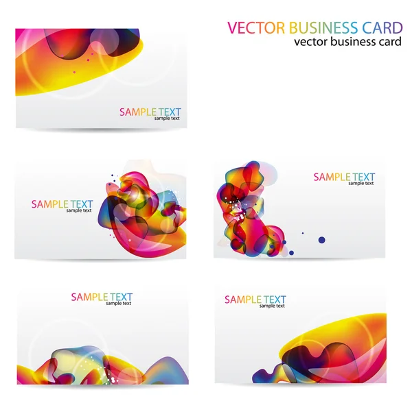 Modern üzleti-kártya beállítása — Stock Vector