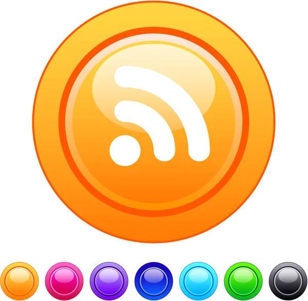 Κουμπί κύκλο RSS. — Διανυσματικό Αρχείο
