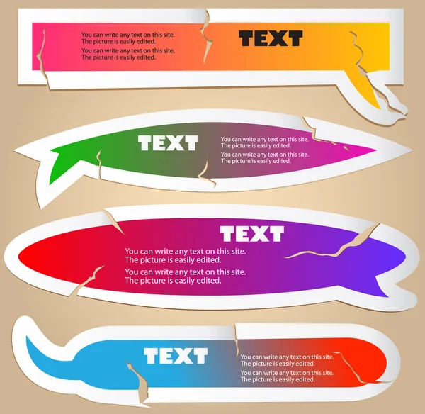 Burbuja de papel colorido para el habla — Archivo Imágenes Vectoriales